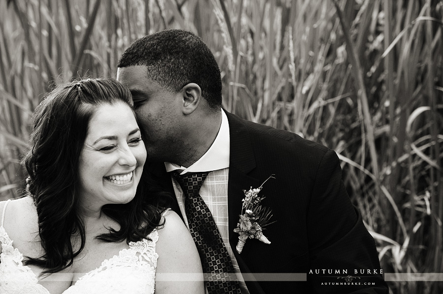 denver colorado bride and groom b&w wedding