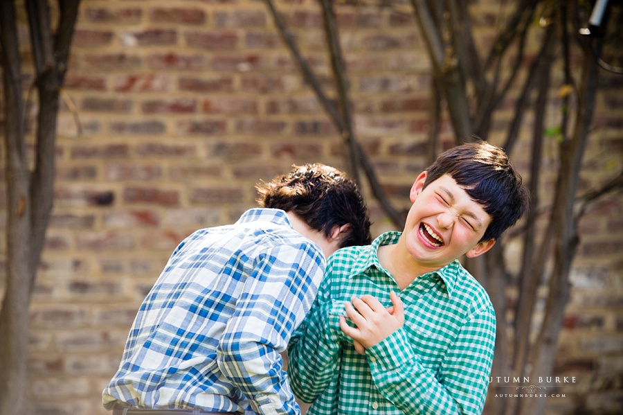 colorado family portraits denver lifestyle session boys brothers laughing