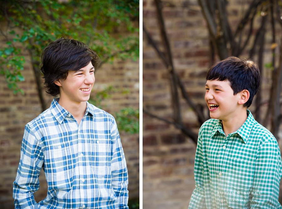 denver colorado kids portraits boys brothers laughter