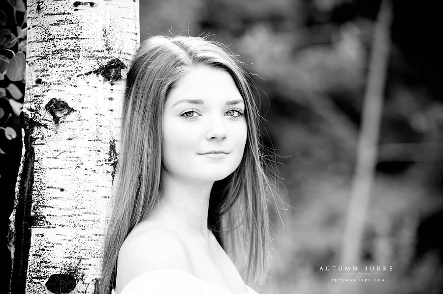 colorado high school senior portrait session vail mountain photography