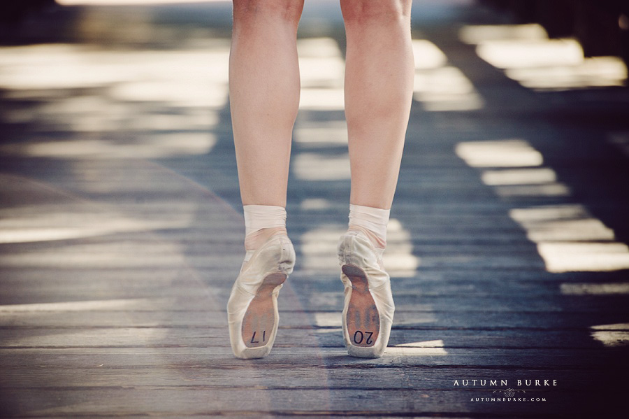 high school senior colorado ballet pointe photography session