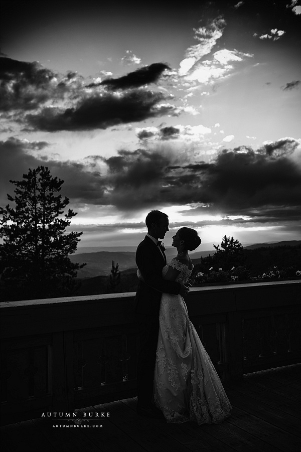 vail mountain wedding colorado game creek restaurant sunset dramatic