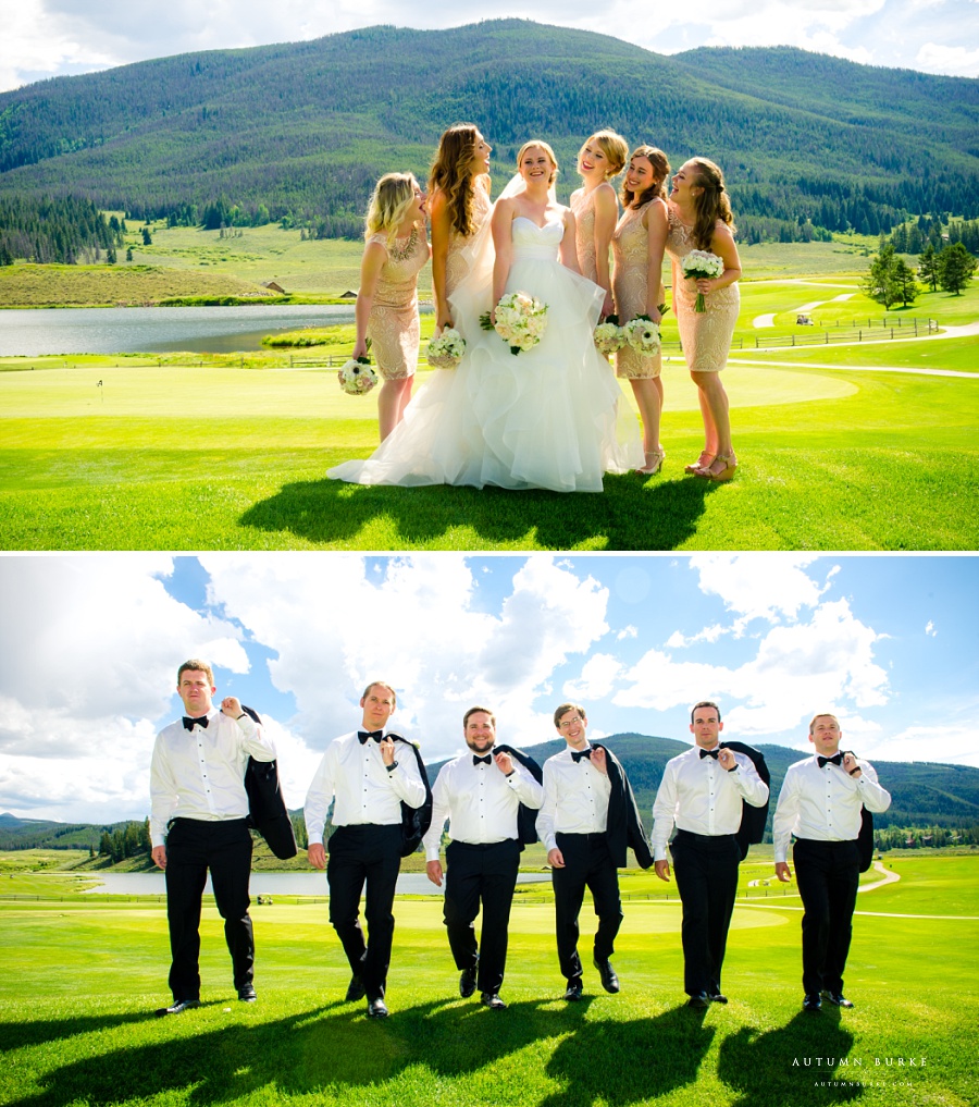 wedding party bridesmaids groomsmen keystone ranch