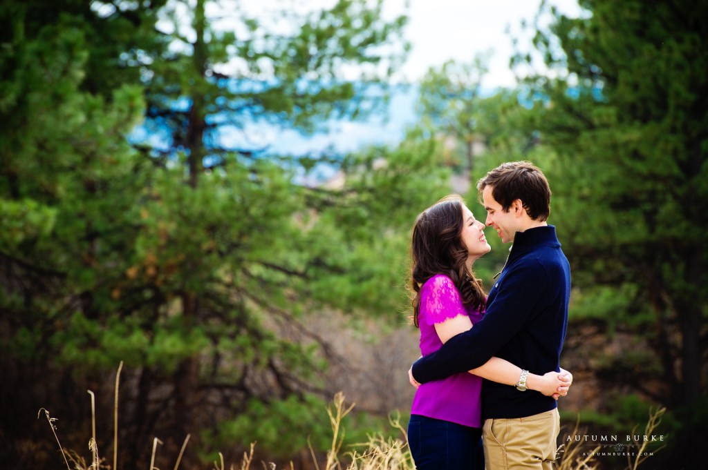 denver colorado wedding engagement session outdoors