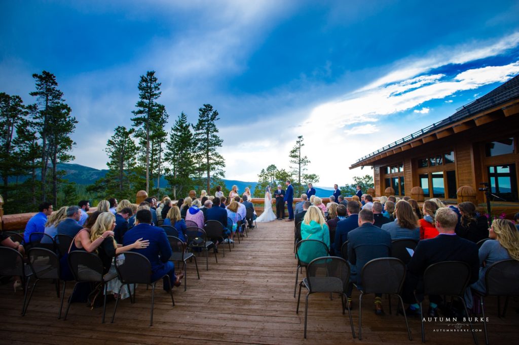 winter park colorado wedding ceremony lodge at sunspot