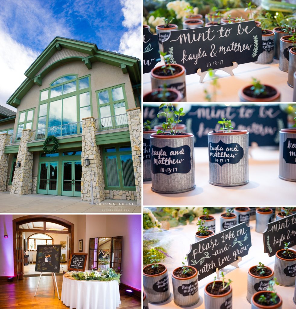 cielo castle pines wedding engagement details decor colorado