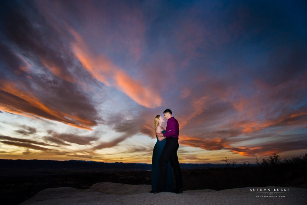 colorado sunset engagement session daniels park amazing sky