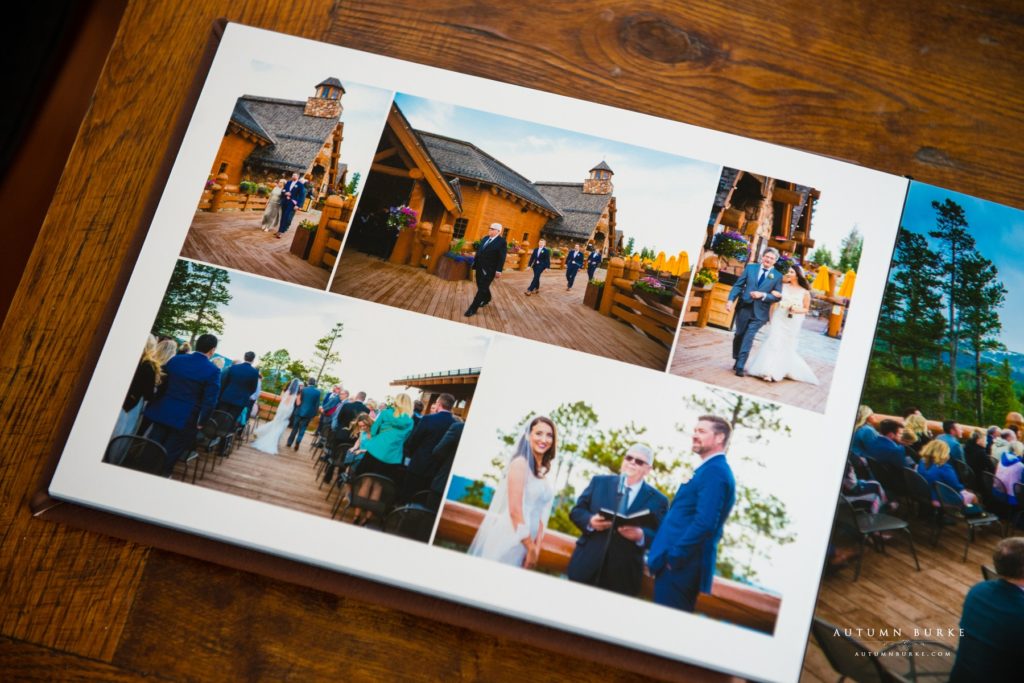 colorado wedding ceremony photography winter park wedding album lodge at sunspot