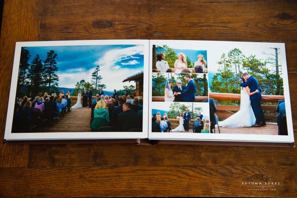 wedding ceremony the lodge at sunpot winter park wedding photography album